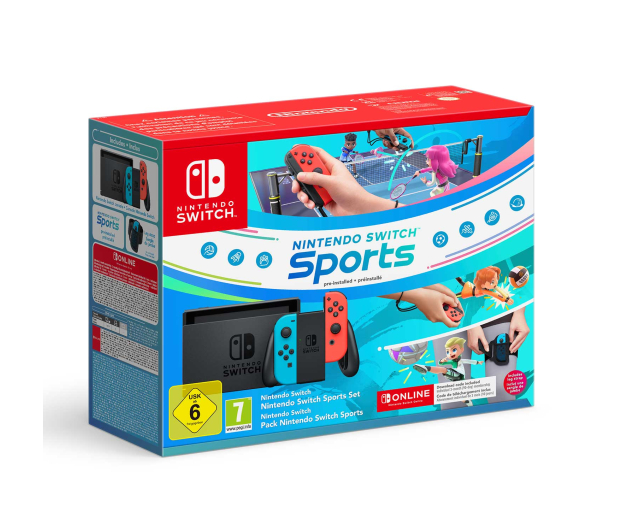 Nintendo Switch Neon+ Sports pre+3M NSO - 1184504 - zdjęcie